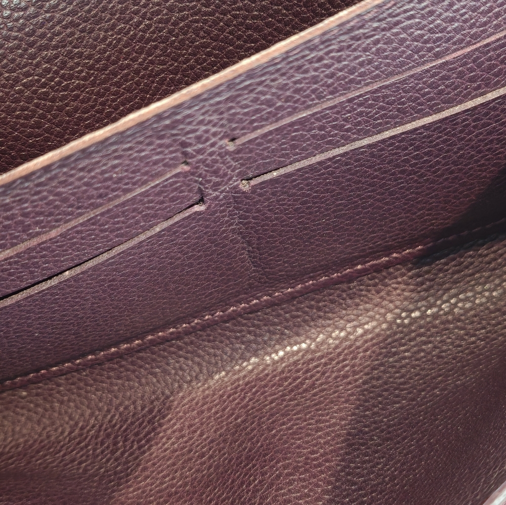 Louis Vuitton Dark Brown Embossed Wallet - Picture 6 of 14